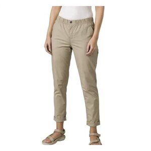 Prana Double Peak All Around Pant Tan Sandbar Hiking SPF 50 Size 2 Ripstop